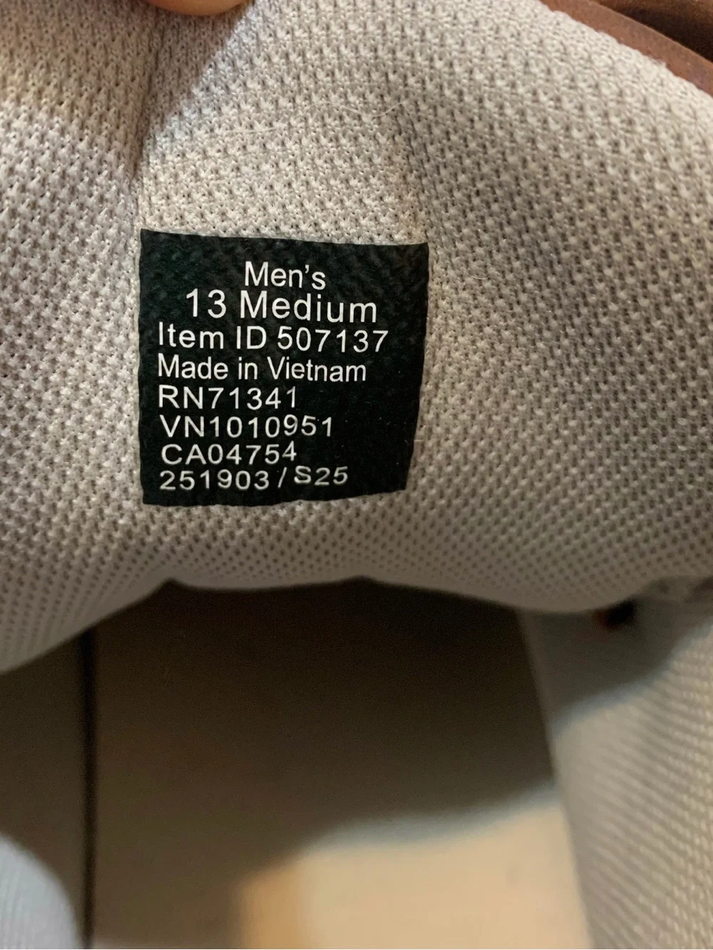 L.L. Bean 13 size brown